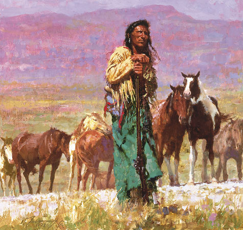 Howard Terpning Sheperd of the Plains